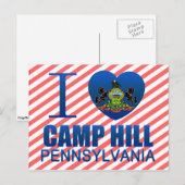 I Liebe Camp Hill, PA Postkarte (Vorne/Hinten)