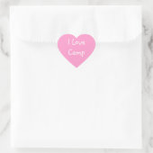 I Liebe Camp Stickers (Tasche)