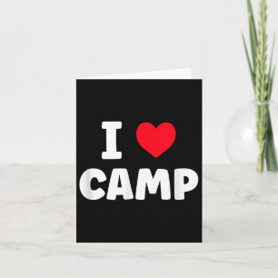 I Liebe Camp Summer Camp Glamping Karte