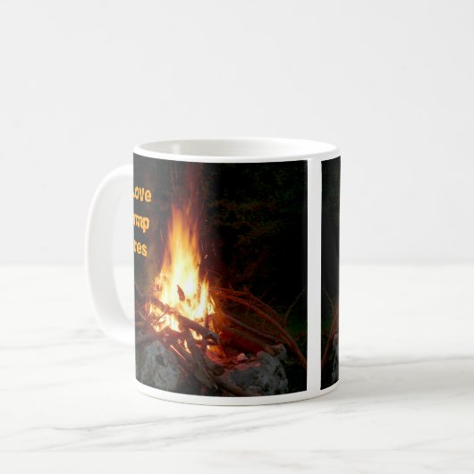 I Liebe Campfire Tasse (Vorderseite Links)