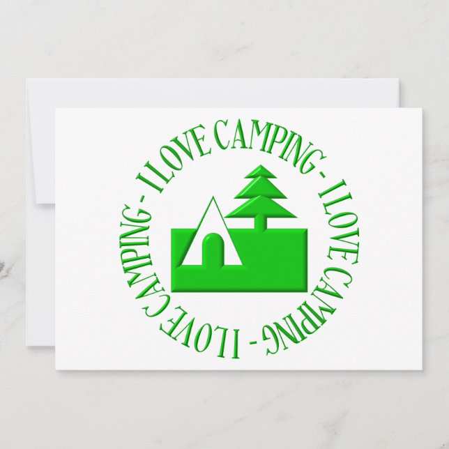 I LIEBE CAMPING (Vorderseite)