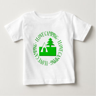 I LIEBE CAMPING BABY T-SHIRT
