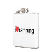I Liebe Camping Flachmann (Links)