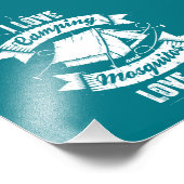 I LIEBE CAMPING FOTODRUCK (Ecke)