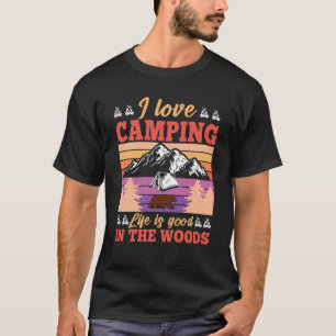 I Liebe Camping Funny Camping Außencamper T-Shirt