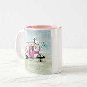 I Liebe Camping Kaffee Tasse (Vorderseite Links)