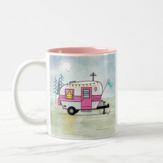 I Liebe Camping Kaffee Tasse (Links)