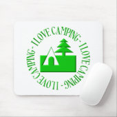I LIEBE CAMPING MOUSEPAD (Mit Mouse)