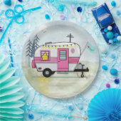 I Liebe Camping Papierplatte Pappteller (Party)