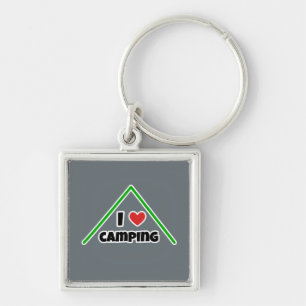 I LIEBE CAMPING SCHLÜSSELANHÄNGER