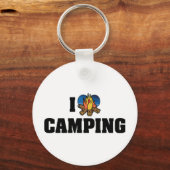 I LIEBE CAMPING SCHLÜSSELANHÄNGER (Vorderseite)