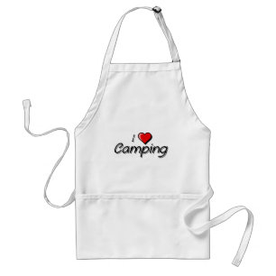 I Liebe-Camping Schürze