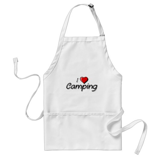 I Liebe-Camping Schürze (Vorne)