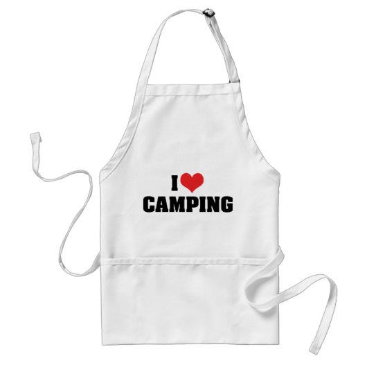 I LIEBE CAMPING SCHÜRZE (Vorne)