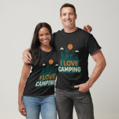 I Liebe Camping T-Shirt - Spaß Outdoor T - Shirt (Unisex)