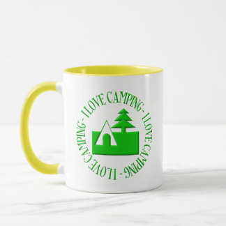 I LIEBE CAMPING TASSE