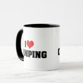 I LIEBE CAMPING TASSE (Vorderseite Links)