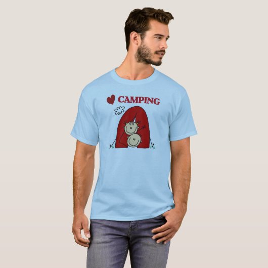 I Liebe Camping Tshirts und Geschenke (Vorne ganz)