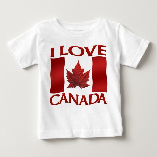 I Liebe Canada Baby Shirt Baby Canada T - Shirt (Vorderseite)