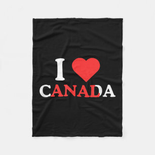 I Liebe Canada Funny Adult Humor Unhinged Raunchy Fleecedecke