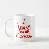 I Liebe Canada Hockey Tasse (Links)