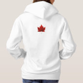 I Liebe Canada Hoodie Women's Canada Hoodie Jacket (Rückseite)