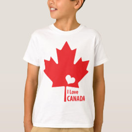I Liebe Canada Maple Leaf T-Shirt