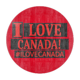 "I LIEBE CANADA" Niedlicher Ausdrucks-Design kaufe Schneidebrett
