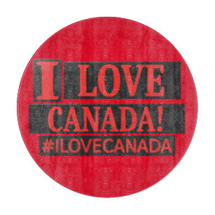 "I LIEBE CANADA" Niedlicher Ausdrucks-Design kaufe Schneidebrett