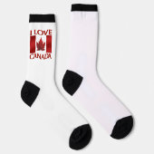 I Liebe Canada Socks Canada Souvenir Socks Custom Socken (Rechts)