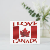 I Liebe Canada Souvenirkarten Kanada Art Cards Postkarte (Stehend Vorderseite)