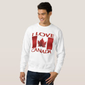 I Liebe Canada Sweatshirt Canada Souvenir Shirt (Vorne ganz)