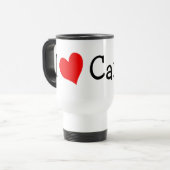 I Liebe Canada Travel Mug Reisebecher (Vorderseite Links)