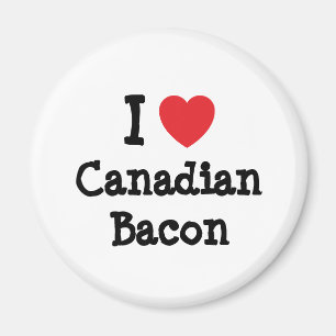 I Liebe Canadian Bacon T - Shirt Magnet