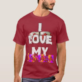 I Liebe Canadian Maple Colors T - Shirt (Vorderseite)