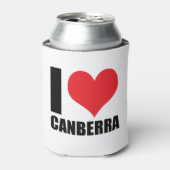 I Liebe Canberra Dosenkühler (Kanne Vorderseite)