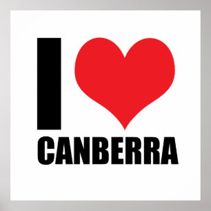 I Liebe Canberra Poster