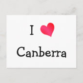 I Liebe Canberra Postkarte (Vorderseite)