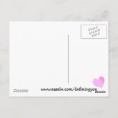 I Liebe Canberra Postkarte (Rückseite)