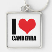 I Liebe Canberra Schlüsselanhänger (Vorne)