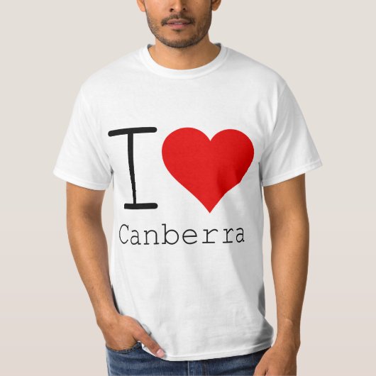I Liebe Canberra T-Shirt (Vorderseite)