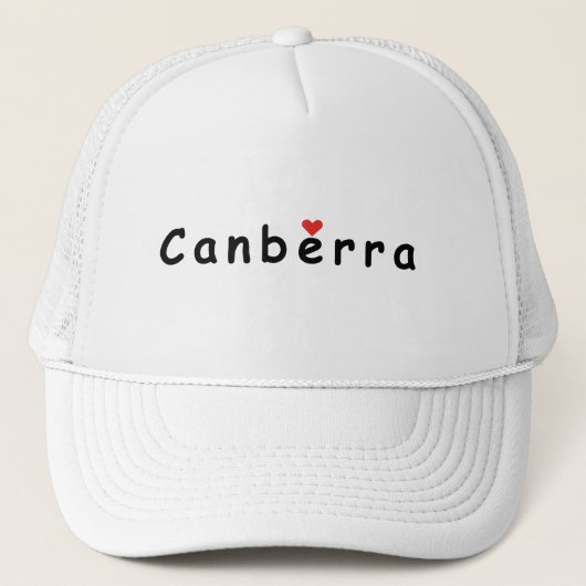 I Liebe Canberra Truckerkappe (Vorderseite)
