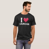 I Liebe Cancun Mexiko 2 T-Shirt (Vorne ganz)