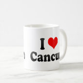 I Liebe Cancun, Mexiko Kaffeetasse (VorderseiteRechts)