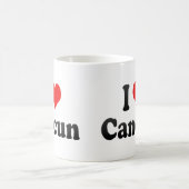 I Liebe Cancun, Mexiko Kaffeetasse (Mittel)