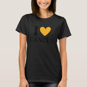 I Liebe Cancun Mexiko Urlaub 4 T-Shirt
