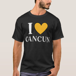 I Liebe Cancun Mexiko Urlaub 8 T-Shirt