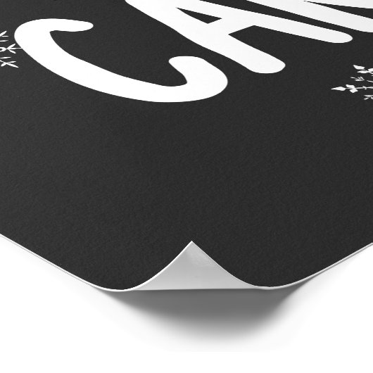 I Liebe Candy Cane T - Shirt Poster (Ecke)