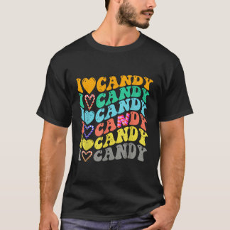I Liebe Candy Halloween-Party Niedlich Trick oder  T-Shirt