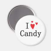 I Liebe Candy Magnet (Vorderseite/Rückseite)